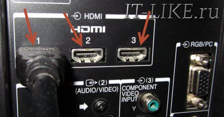 Гнездо HDMI телевизора
